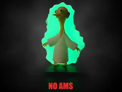 Mr. Burns Alien Ghost Simpson NO AMS