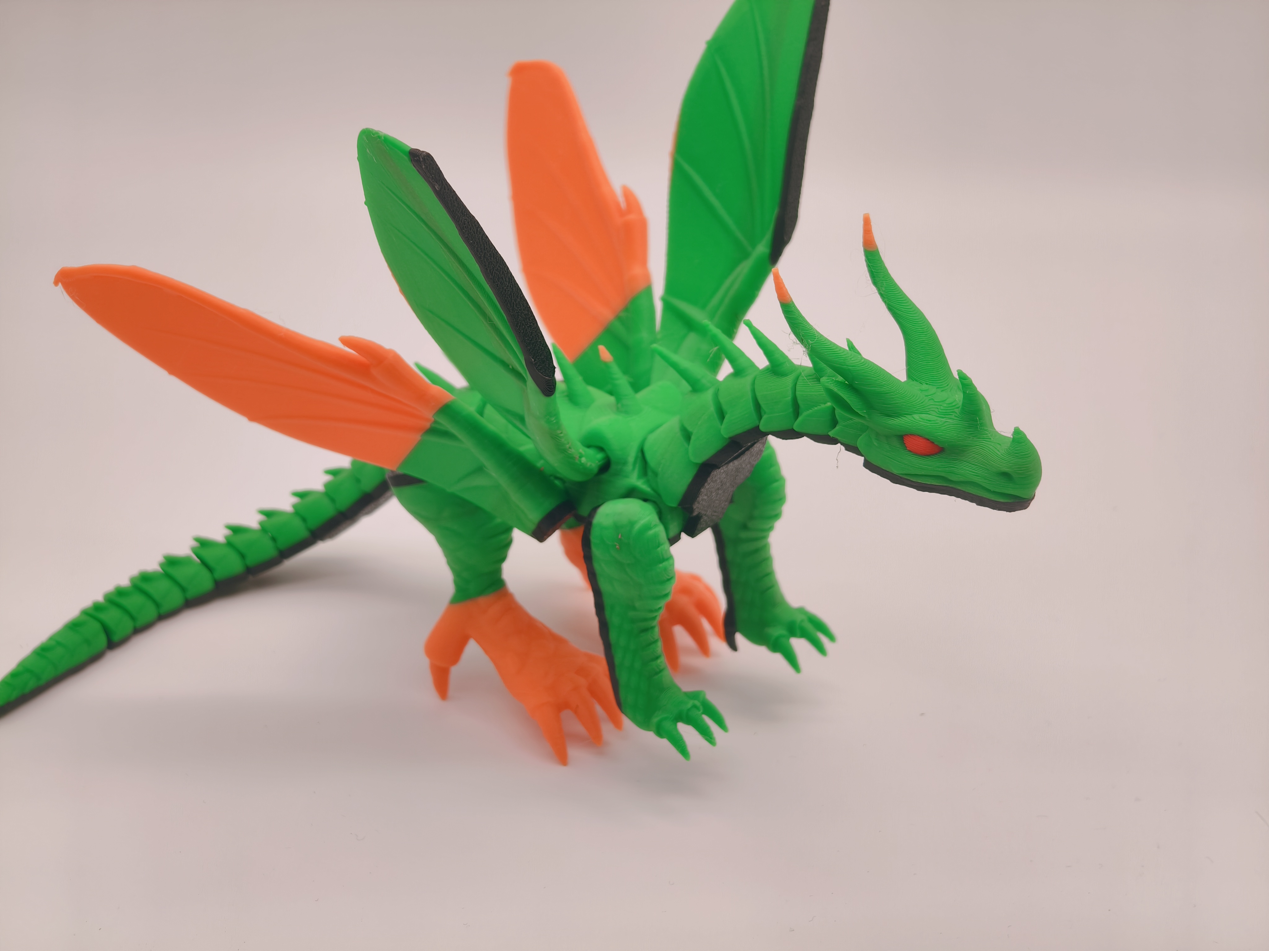 Miniatura 3 do modelo 3D 巢翼飞龙，一体打印
