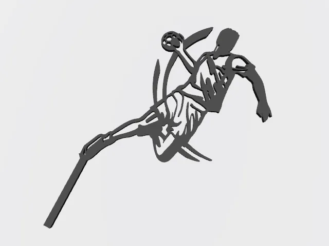Cake Topper -Handball Player