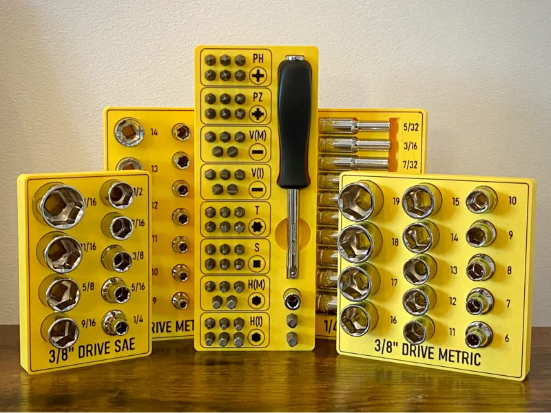 Socket Set Gridfinity (Amazon Basics 201-Piece)
