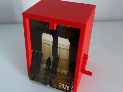 Mechanical Flipbook Photo - Retro Kinetic Display