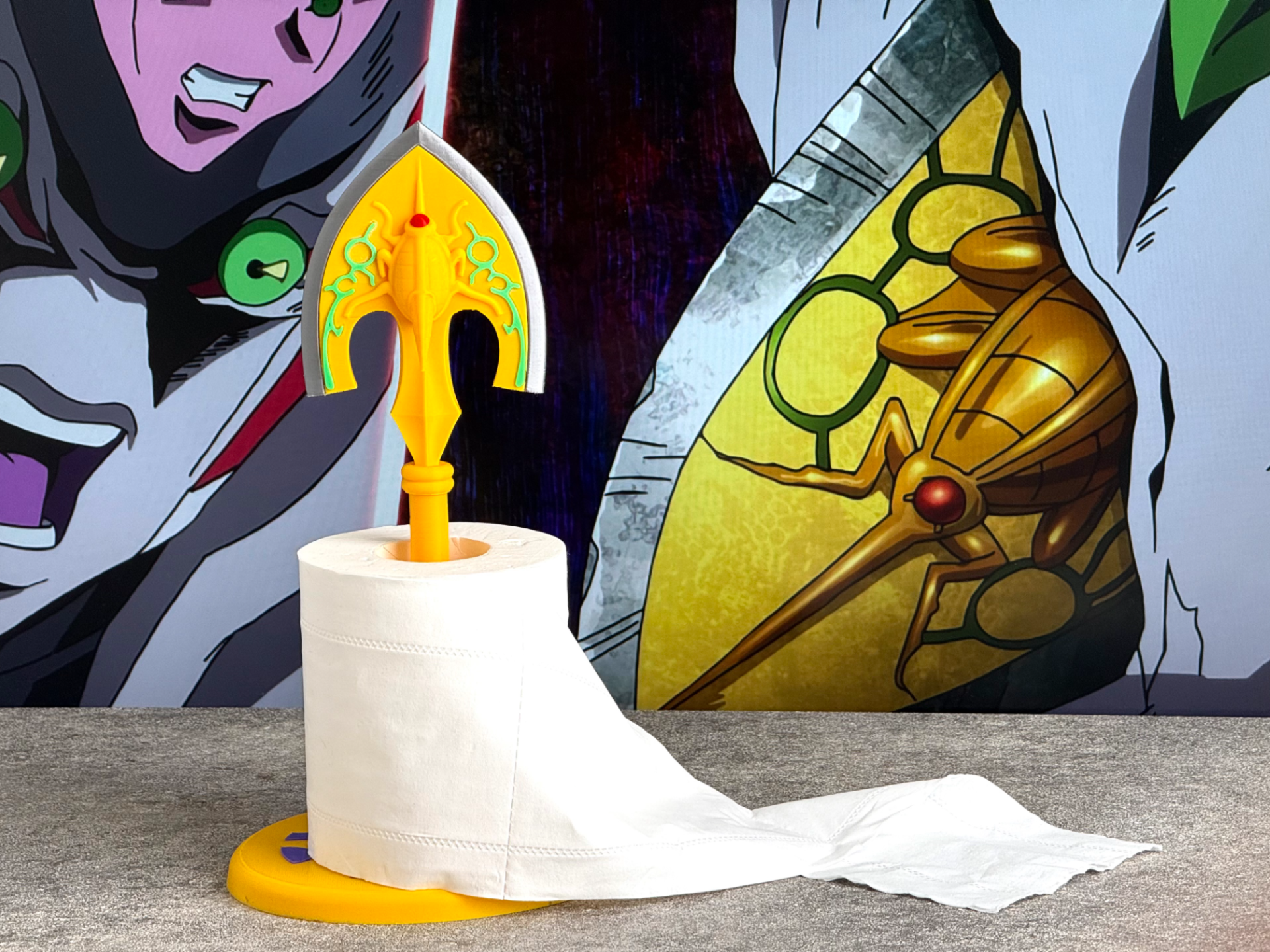 Miniatura 1 do modelo 3D JOJO虫箭纸巾架