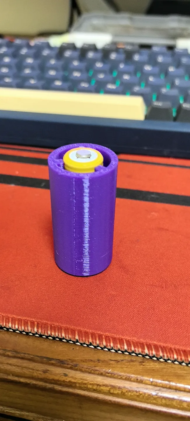 5号电池转2号电池 转换桶 AA to C battery adapter