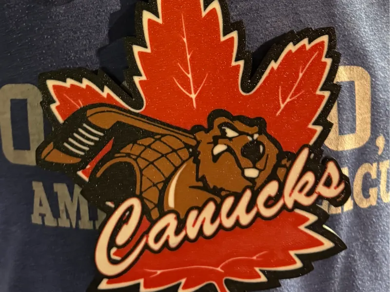 Niagara Falls Canucks big chain pendant 