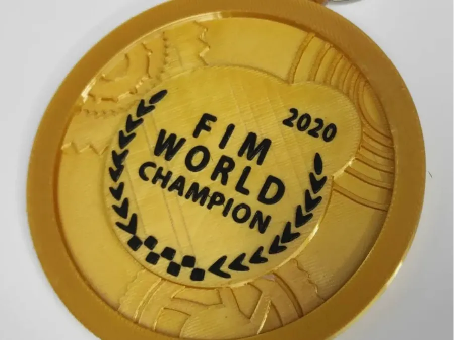 Médaille championnat du monde FIM 2020