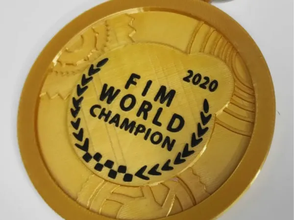Médaille championnat du monde FIM 2020