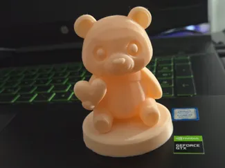Panda mit Herz 