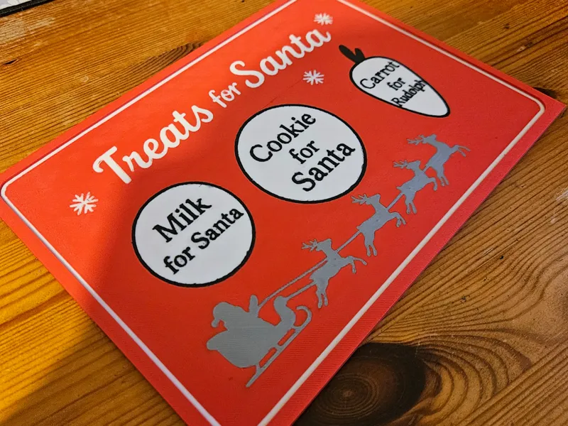 Santa Cookie Tray