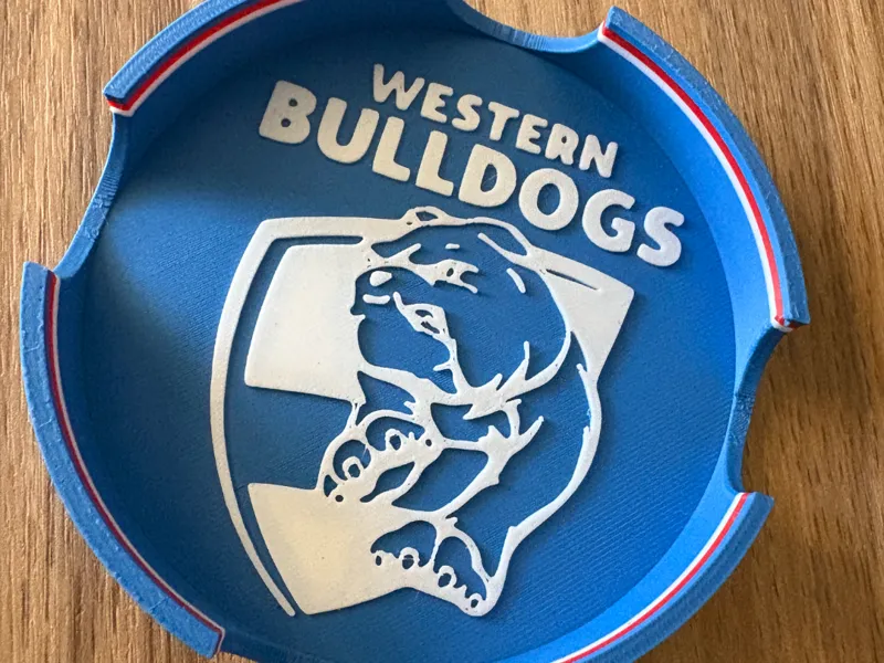 Western Bulldogs Coaster Holder