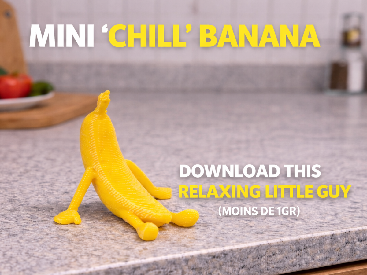 The Ultimate Tiny Chill Banana (Less Than 1g!)