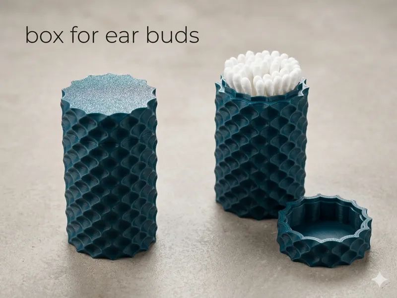 Box for ear buds - DRAGON