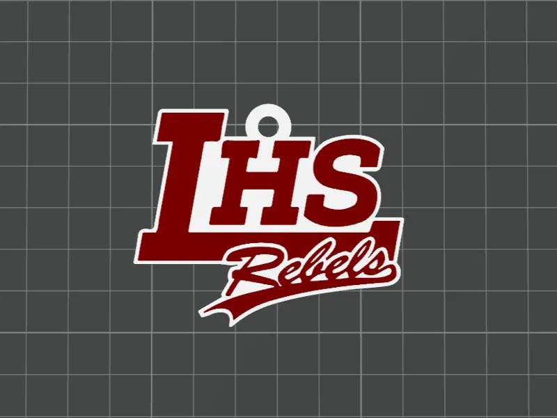 LHS Rebels Keychain / Necklace