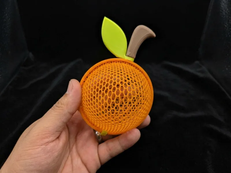 Thermoformed Orange Gift Box