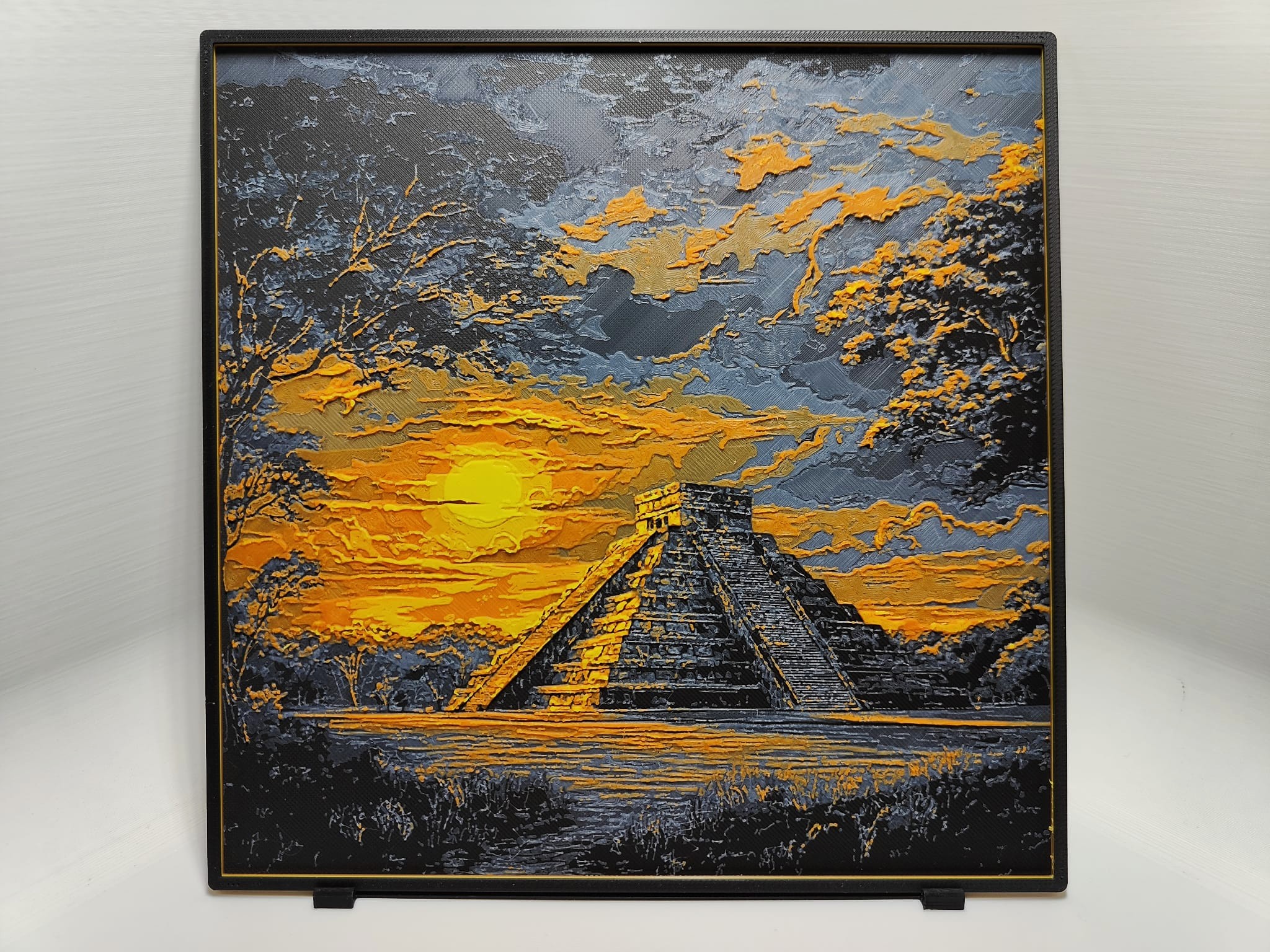 Miniatura 2 do modelo 3D Chichen Itza Sunset - Hueforge