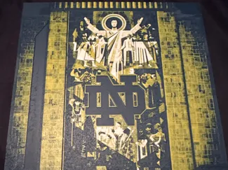 Notre Dame - Touchdown Jesus HueForge