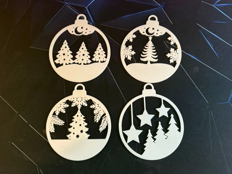 Weihnachtskugeln Ornamente 2