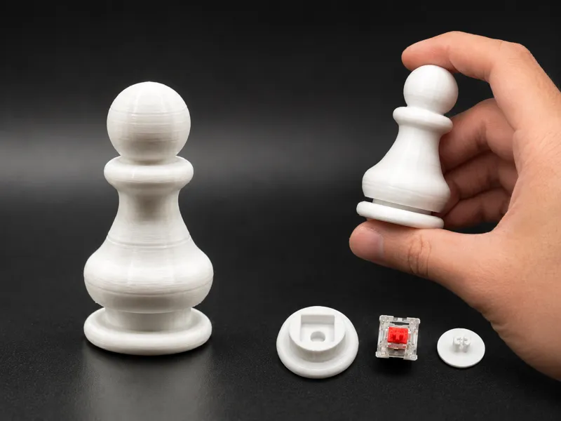 chess pawn Clicky button fidget toy clicker