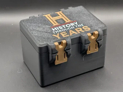HISTORY Ch. Through the Years Card Box - SnapLock