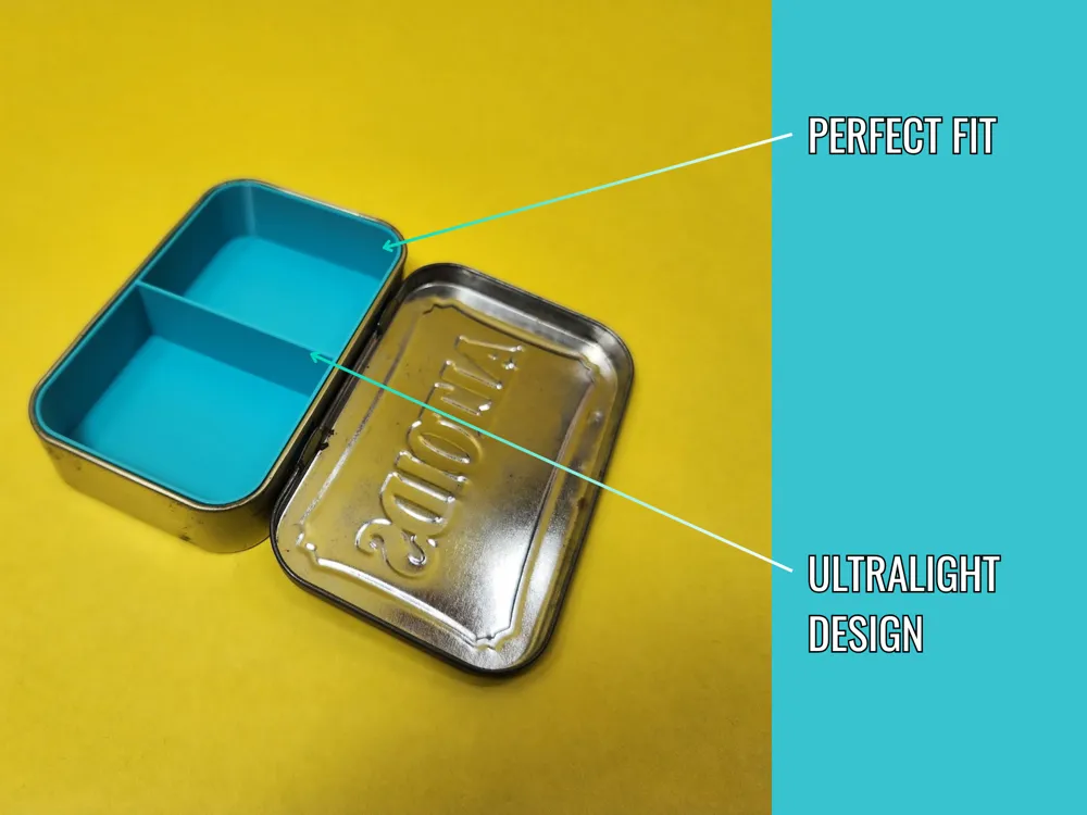Ultralight Altoids Tin Inserts - 1x1 to 5x4 Grids - Free 3D Print Model ...