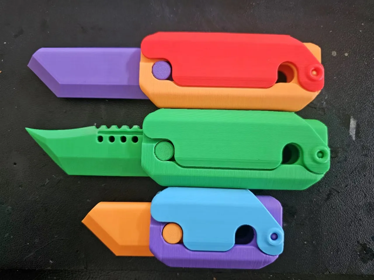 Longer Tiktok Gravity knife( Various styles )长款萝卜刀 view 2