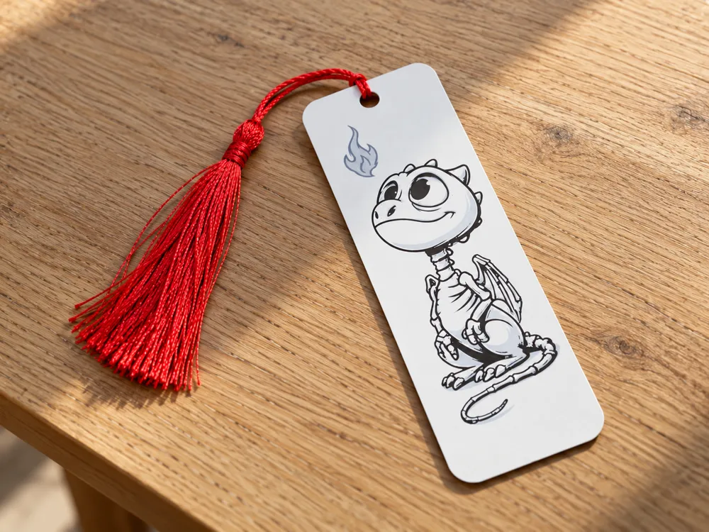 Little Skeleton Models Bookmark - Baby skeleton dragon - Free 3D Print Model - MakerWorld