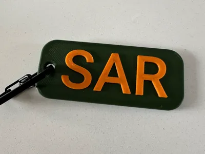 Search and Rescue (SAR) Keychain