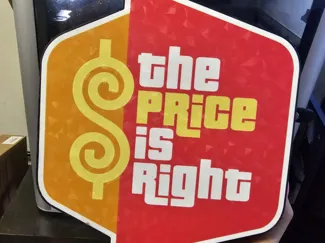 the price is right wall sign