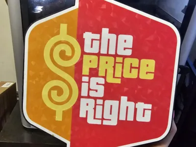 the price is right wall sign