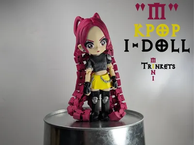 "M" Chibi Kpop I-Doll Flexi (Mira Inspired Doll)