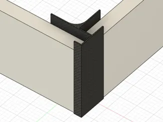 90-Degree Connector for Panels and Baseboards