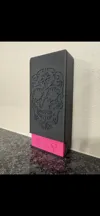 Sugar skull tower with coffee and wine containers