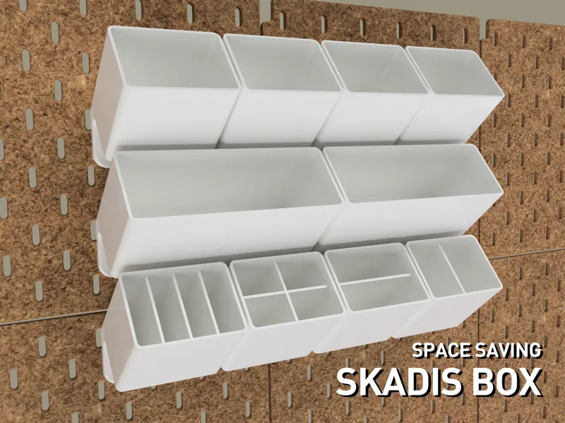 SPACE SAVING SKADIS BOXES