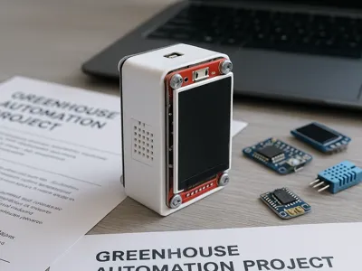 BitGlance is a compact, desk clock built 