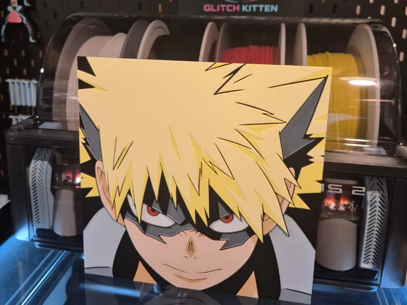 My Hero Academia - Dynamight Closeup MHA Hueforge