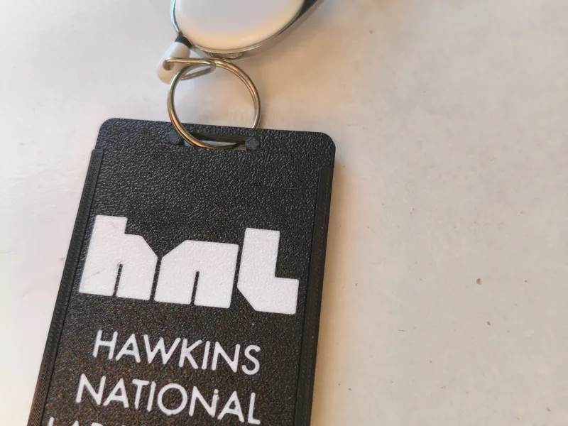 Stranger Things ID Card badge Hawkins National Lab