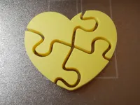 Cœur puzzle autisme — photo 1