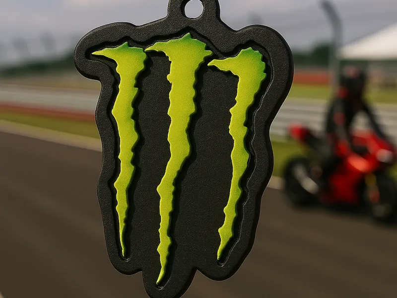 portachiavi racing monster energy drink