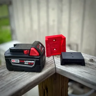 Milwaukee M18 Battery Mount(Single and Double Bay)