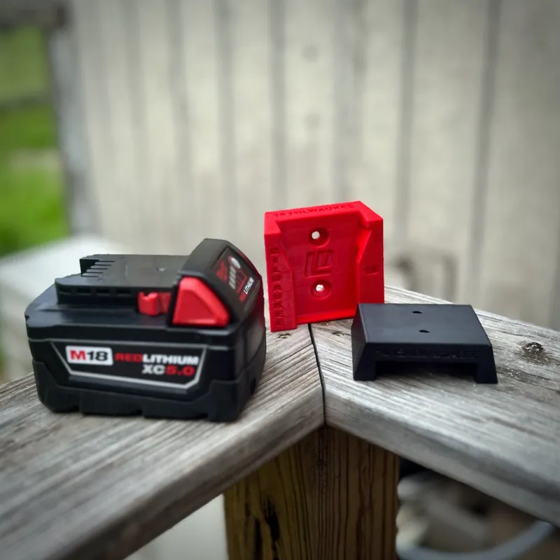 Milwaukee M18 Battery Mount(Single and Double Bay)