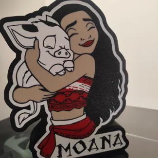 Moana lamp lightbox