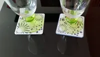 Dessous de verre à motif texturé — photo 2