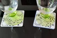 Dessous de verre à motif texturé — photo 1