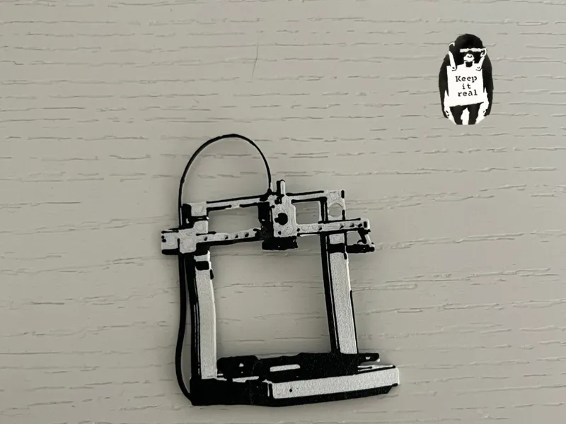A1 Printer Keychain (Double Sided) 