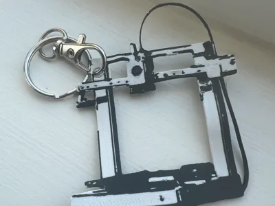 A1 Printer Keychain (Double Sided) 
