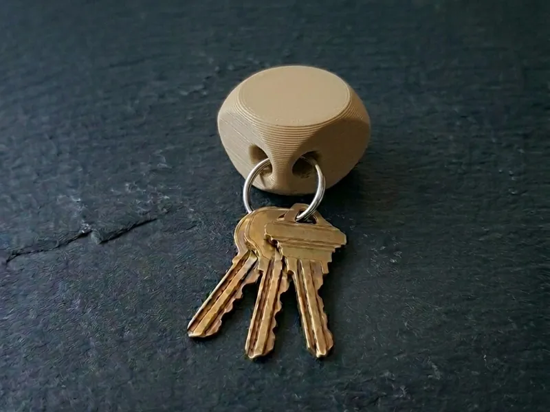 simply retrò keychain Tinkercad&Fusion360