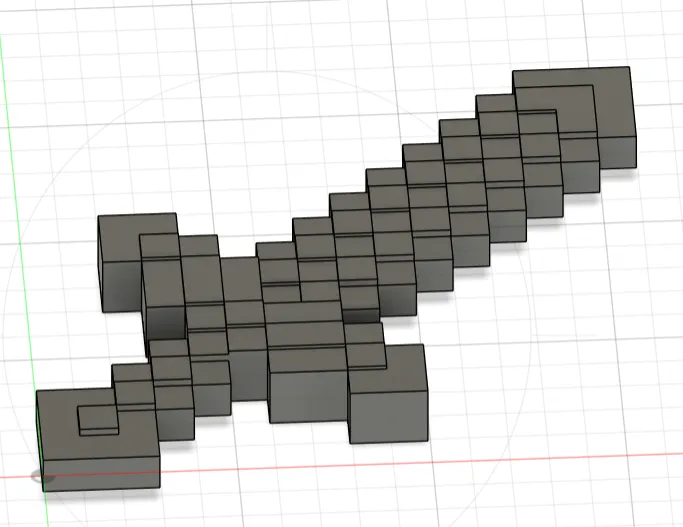 Minecraft Sword 16x16cm by Selor MakerWorld: Download Free 3D Models