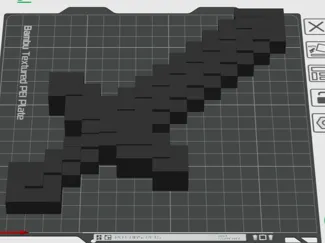 Espada Minecraft 16x16cm