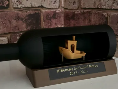 Benchy in a bottle 