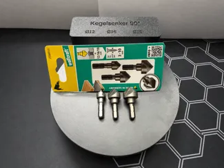 Wolfcraft Kegelsenker Box Ø12 Ø16 Ø19
