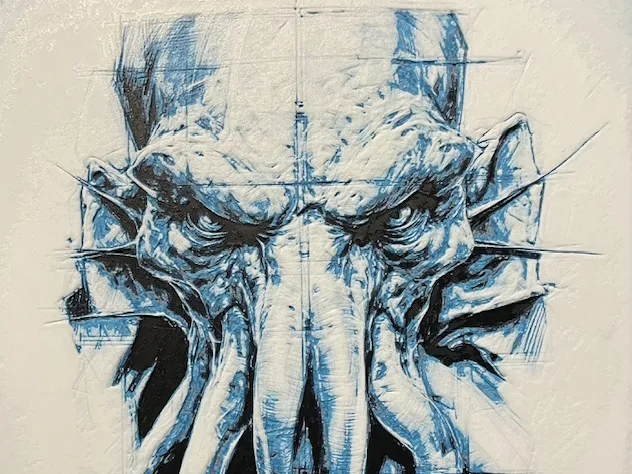 Cthulu in Blue